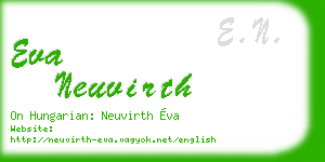 eva neuvirth business card